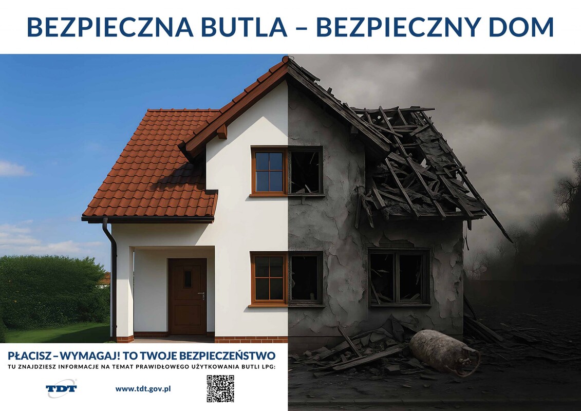 kampania informacyjno-edukacyjna bezpieczna butla - bezpieczny dom