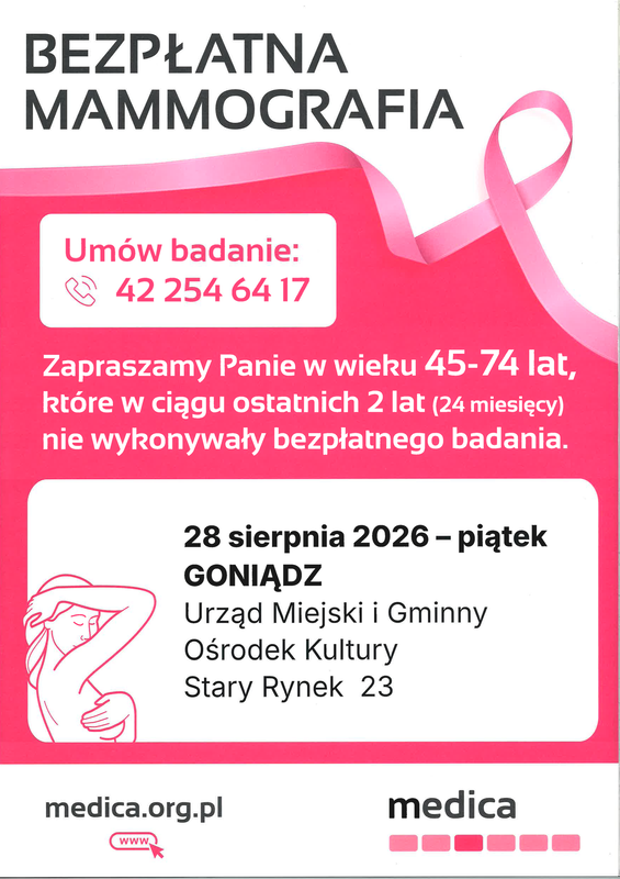 bezpłatna mammografia