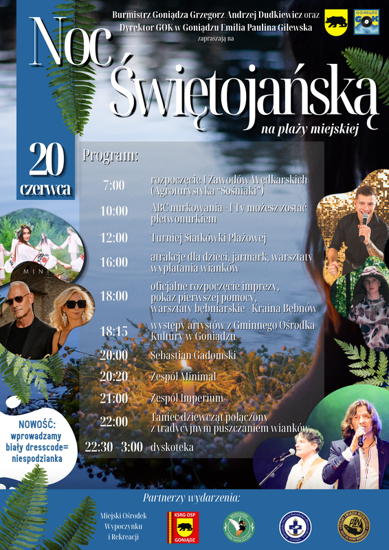 zaproszenie na noc świętojańską