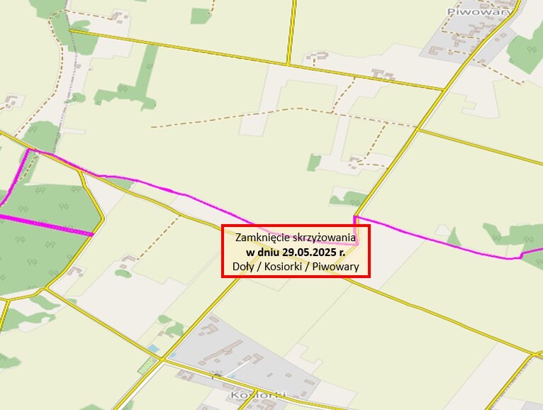 uwaga mieszkańcy, utrudnienia w ruchu!