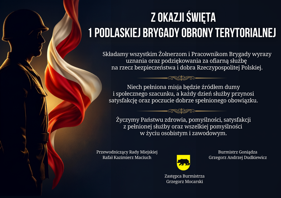 święto 1 podlaskiej brygady obrony terytorialnej