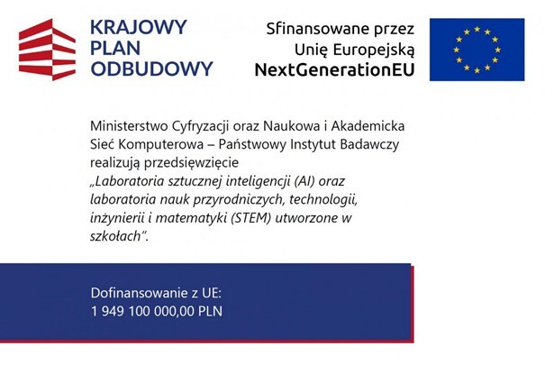 nowoczesny sprzęt komputerowy dla szkoły podstawowej w goniądzu w ramach kpo