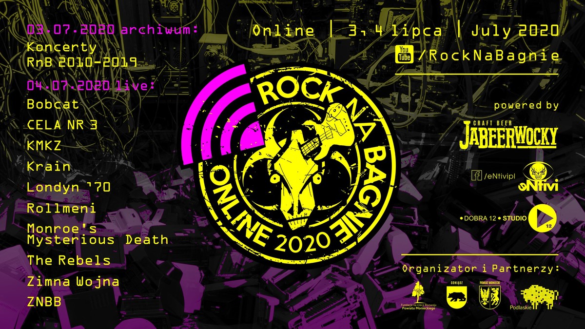 rock na bagnie 2020 - koncerty online