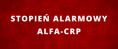 stopień alarmowy alfa-crp na terenie całego kraju