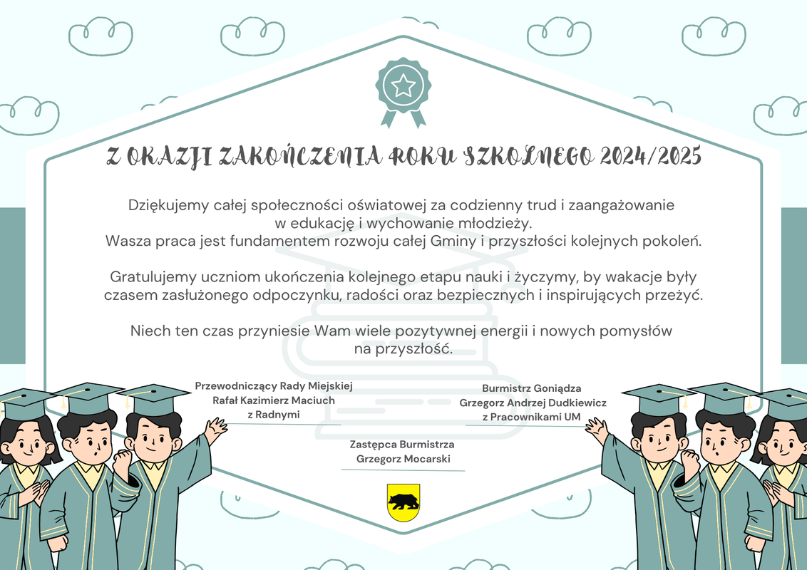 zakończenie roku szkolnego 2024/2025