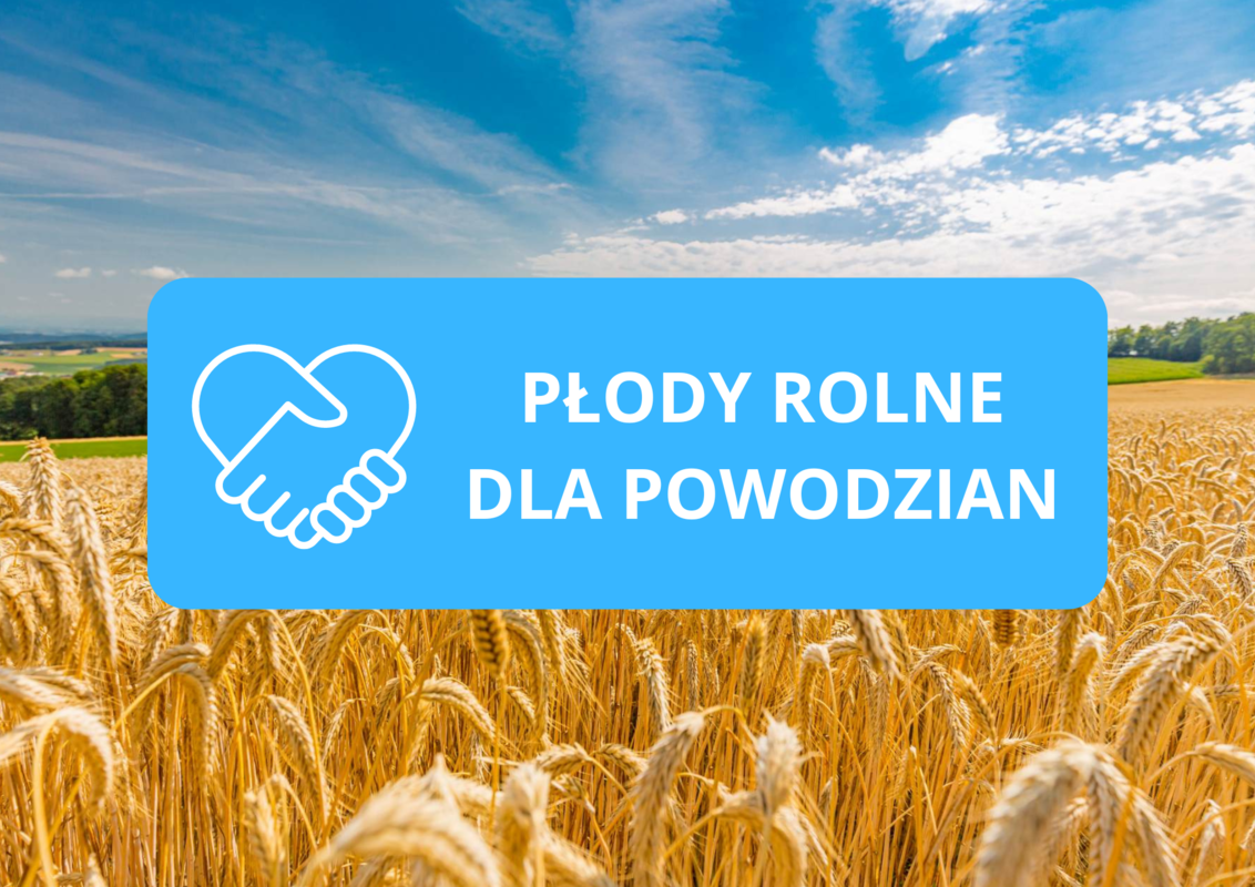 płody rolne dla powodzian