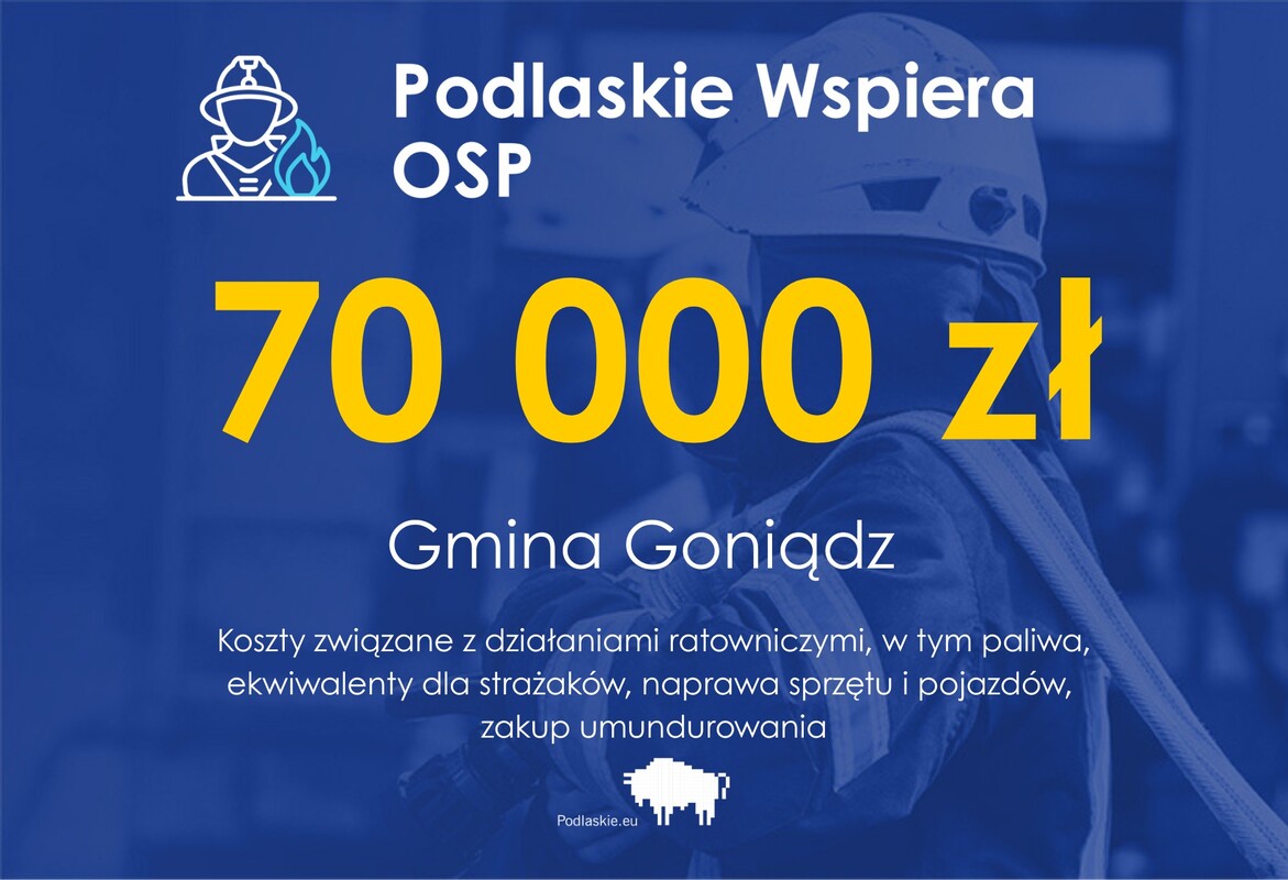 kolejne dotacje dla osp z urzędu marszałkowskiego