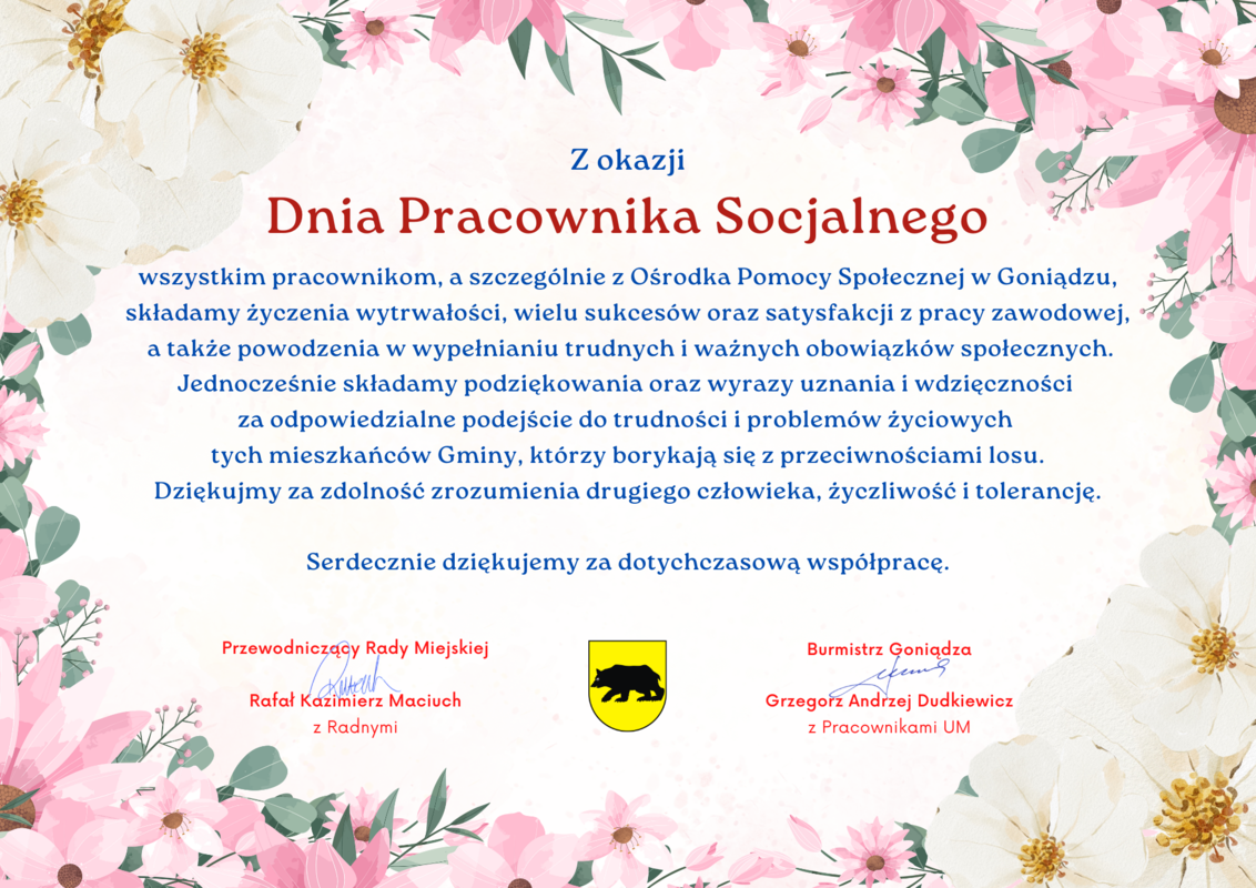 dzień pracownika socjalnego