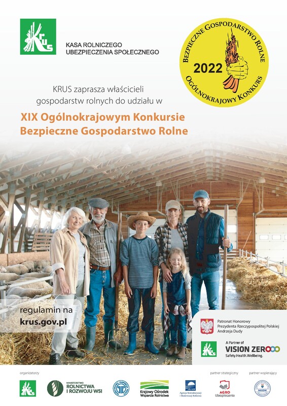xix ogólnokrajowy konkurs bezpieczne gospodarstwo rolne